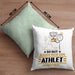 Athlet Geschenk Kissen mit Füllung 40x40 So Gut Kann Nur Ein Athlet Aussehen Geschenkidee (Grau) Grün Trendation
