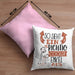 Enkel Kissen mit Füllung 40x40 Geschenk So Sieht Ein RIchtig Cooler Enkel Aus Geschenkidee Lustiger Spruch Geburtstag (Grau) Rosa Trendation