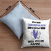 Tierwohlhaber Geschenk Kissen mit Füllung 40x40 Lustiger Spruch Ich Bin Tierwohlhaber Warum Weil Ich Es Kann Geschenkidee Bester Tierwohlhaber Geburtstag (Grau) Blau Trendation