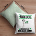 Biologe Kissen mit Füllung 40x40 Geschenk für Biologe Der Mann Der Alles Kann Geschenkidee zum Geburtstag (Grau) Grün Trendation