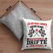 Driften Geschenk Kissen mit Füllung 40x40 Ich Bin Nicht immer Schlecht Gelaunt Auto Driften (Grau) Grau Trendation