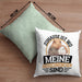 Meerschweinchen Geschenk Kissen mit Füllung 40x40 Spruch Meerschweinchen-Besitzerin Geschenkidee (Grau) Grün Trendation