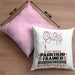 Parkour-Trainer Geschenk Kissen mit Füllung 40x40 Ich Bin Parkour-Trainer Aber Sag Doch Einfach Superheld Lustige Geschenkdiee für Parkour-Trainer (Grau) Rosa Trendation