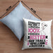 Softballspielerin Geschenk Lustiger Spruch für Softballspielerin Geschenkidee Bester Softballspielerin Der WeltKissen mit Füllung 40x40 (Grau) Blau Trendation