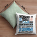 Country-Musiker Geschenk Kissen mit Füllung 40x40 Lustige Geschenkidee für Country-Musiker Geburtstag Niemand Ist Perfekt Aber Als Country-Musiker Ist Man Nah Dran (Grau) Grün Trendation