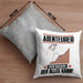 Abenteurer Kissen mit Füllung 40x40 Geschenk für Abenteurer Der Mann Der Alles Kann Geschenkidee zum Geburtstag (Grau) Grau Trendation