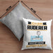 Ruderer Kissen mit Füllung 40x40 Geschenk für Ruderer Geburtstag Lustiger Spruch Was Ist Deine Superkraft (Grau) Grau Trendation