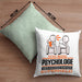 Psychologe Geschenk Kissen mit Füllung 40x40 Ich Bin Psychologe Aber Sag Doch Einfach Superheld Lustige Geschenkdiee für Psychologe (Grau) Grün Trendation