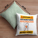 Psychologe Kissen mit Füllung 40x40 Geschenk Lustiger Spruch Geschenkidee für Psychologe Achtung Hochleistungs Psychologe Bei Der Arbeit (Grau) Grün Trendation