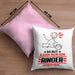 Ringer Geschenk Kissen mit Füllung 40x40 So Gut Kann Nur Ein Ringer Aussehen Geschenkidee (Grau) Rosa Trendation