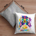 Cocker Spaniel Besitzer Farbe Love Kissen mit Füllung 40x40 Geschenk Lustiger Spruch Geschenkidee Cocker Spaniel Besitzerin (Grau) Grau Trendation