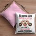 Golden Retriever Besitzer Kissen mit Füllung 40x40 Geschenk Lustiger Spruch Geschenkidee Besitzerin Golden Retriever Haben Personal (Grau) Rosa Trendation