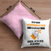 Meeresbiologe Geschenk Kissen mit Füllung 40x40 Lustiger Spruch Ich Bin Meeresbiologe Warum Weil Ich Es Kann Geschenkidee Bester Meeresbiologe Geburtstag (Grau) Rosa Trendation