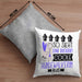 Hundewalkerin Geschenk Kissen mit Füllung 40x40 Lustig Geschenkidee für Hundewalkerin Geburtstag So Sieht Eine Richtig Coole Hundewalkerin Aus Frauen Spruch (Grau) Grau Trendation
