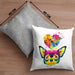 Chihuahua Herz Farbe Besitzer Kissen mit Füllung 40x40 Geschenk Lustiger Spruch Geschenkidee Chihuahua Liebhaber (Grau) Grau Trendation