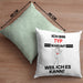 Typ Geschenk Kissen mit Füllung 40x40 Lustiger Spruch Ich Bin Typ Warum Weil Ich Es Kann Geschenkidee Bester Typ Geburtstag (Grau) Grün Trendation