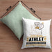 Athlet Geschenk Kissen mit Füllung 40x40 Ich Bin Athlet Aber Sag Doch Einfach Superheld Lustige Geschenkdiee für Athlet (Grau) Grün Trendation