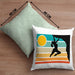 Vintage Kletter-Kissen mit Füllung 40x40 als Geschenk für Bouldersport-Fans (Grau) Grün Trendation