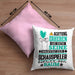 Schauspieler Geschenk Kissen mit Füllung 40x40 Lustiger Spruch Erheben Sie Sich Der Schauspieler Betritt den Raum (Grau) Rosa Trendation