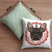 Boxer Hunde Kissen mit Füllung 40x40 Geschenk Hundebesitzerin Boxer Frauchen Herrchen Geschenkidee Kaffee-Kissen mit Füllung 40x40 Limited Edition (Grau) Grün Trendation