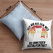 Lustige Kissen mit Füllung 40x40 Geschenk Geh Mir Aus Dem Weg DU Unnötiger Sozialkontakt Geschenkidee Frauen Sarkasmus Humor (Grau) Blau Trendation