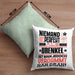 Urenkel Geschenk Kissen mit Füllung 40x40 Lustige Geschenkidee für Urenkel Geburtstag Niemand Ist Perfekt Aber Als Urenkel Ist Man Nah Dran (Grau) Grün Trendation