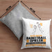 Basketballspieler Geschenk Kissen mit Füllung 40x40 Ich Bin Basketballspieler Aber Sag Doch Einfach Superheld Lustige Geschenkdiee für Basketballspieler (Grau) Grau Trendation