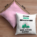 Biker Geschenk Kissen mit Füllung 40x40 Lustiger Spruch Ich Bin Biker Warum Weil Ich Es Kann Geschenkidee Bester Biker Geburtstag (Grau) Rosa Trendation