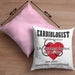 Kardiologe Geschenk Kissen mit Füllung 40x40 Cardiologist Definition Ekg Herz Kardiologie (Grau) Rosa Trendation