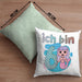 6. Geburtstag Mädchen Geschenk Meerjungfrau Geschenk Kissen mit Füllung 40x40 für Mädchen Nymphe Nixe Grafik (Grau) Grün Trendation