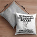 Rocker Geschenk Kissen mit Füllung 40x40 Lustige Geschenkidee Geburtstag für Rocker Ich Bin Dieser Legendäre Rocker Von Dem Alle Geredet Haben (Grau) Grau Trendation