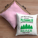 Pilzsammler Geschenk Kissen mit Füllung 40x40 Pilze Sammeln Geschenkidee Pilzsucher Pilzliebhaber Lustig (Grau) Rosa Trendation
