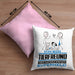 Tierfreund Geschenk Kissen mit Füllung 40x40 Ich Bin Tierfreund Aber Sag Doch Einfach Superheld Lustige Geschenkdiee für Tierfreund (Grau) Rosa Trendation