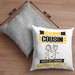 Cousin Kissen mit Füllung 40x40 Geschenk für Cousin Geburtstag Lustiger Spruch Was Ist Deine Superkraft (Grau) Grau Trendation