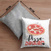 Pizza Dealer Kissen mit Füllung 40x40 Geschenk für Pizzabäcker Geburtstag Spruch Geschenkidee Beste Pizza Der welt (Grau) Grau Trendation