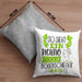 Bogenschießer Kissen mit Füllung 40x40 So Sieht Ein Richtig Cooler Bogenschießer Aus Geschenk Lustiger Spruch Geschenkidee (Grau) Grau Trendation