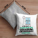 Aquarium-Enthusiast Geschenk Kissen mit Füllung 40x40 So Gut Kann Nur Ein Aquarium-Enthusiast Aussehen Geschenkidee (Grau) Grau Trendation