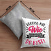 Vergiss Nie Wie Großartig Du Bist Kissen mit Füllung 40x40 Geschenk Liebste Person Beste Freundin Geschenkidee (Grau) Grau Trendation