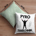Pyrotechnik Kissen mit Füllung 40x40 Geschenk Pyrotechnik Ist Doch Kein Verbrechen Meme (Grau) Grün Trendation