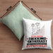 Trekking-Enthusiast Geschenk Kissen mit Füllung 40x40 Ich Bin Trekking-Enthusiast Aber Sag Doch Einfach Superheld Lustige Geschenkdiee für Trekking-Enthusiast (Grau) Grün Trendation