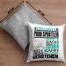Para-Sportler Geschenk Kaffee-Kissen mit Füllung 40x40 Geschenkidee für Para-Sportler Ich Bin Para-Sportler Ich Kann Es Dir Erklären Jedoch Nicht Für Dich Verstehen Spruch Lustig (Grau) Grau Trendation