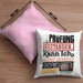 Bachelor Master Prüfung Bestanden Geschenk Kissen mit Füllung 40x40 Studium Prüfung Bestanden Kann Ich Jetzt Weiter Serie Gucken (Grau) Rosa Trendation