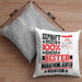 Marathonläufer Geschenk Lustiger Spruch für Marathonläufer Geschenkidee Bester Marathonläufer Der WeltKissen mit Füllung 40x40 (Grau) Grau Trendation