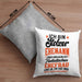 Ehemann Geschenk Kissen mit Füllung 40x40 Ich Bin Stolzer Ehemann Einer Fantastischen Ehefrau Jahrestag Geschenkidee Gag Joke (Grau) Grau Trendation