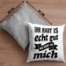 Lustige Kissen mit Füllung 40x40 Mit Spruch Ihr Habt Es Gut Ihr Habt Ja Mich Sprüche Geschenkidee Kollege (Grau) Grau Trendation