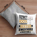 Gewichtheber Geschenk Lustiger Spruch für Gewichtheber Geschenkidee Bester Gewichtheber Der WeltKissen mit Füllung 40x40 (Grau) Grau Trendation