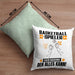 Basketballspieler Kissen mit Füllung 40x40 Geschenk für Basketballspieler Der Mann Der Alles Kann Geschenkidee zum Geburtstag (Grau) Grün Trendation
