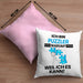 Puzzler Geschenk Kissen mit Füllung 40x40 Lustiger Spruch Ich Bin Puzzler Warum Weil Ich Es Kann Geschenkidee Bester Puzzler Geburtstag (Grau) Rosa Trendation
