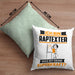 Raptexter Kissen mit Füllung 40x40 Geschenk für Raptexter Geburtstag Lustiger Spruch Was Ist Deine Superkraft (Grau) Grün Trendation