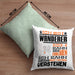 Wandern Geschenk Kaffee-Kissen mit Füllung 40x40 Geschenkidee für Wandern Ich Bin Wandern Ich Kann Es Dir Erklären Jedoch Nicht Für Dich Verstehen Spruch Lustig (Grau) Grün Trendation